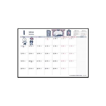 (特價)2026年8K月曆桌墊-貓行李