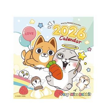 (特價)2026年12K月曆-好想兔