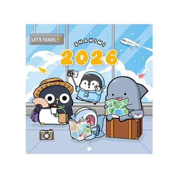 (特價)2026年12K月曆-鯊西米