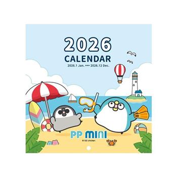 (特價)2026年12K月曆-PPmini小企鵝