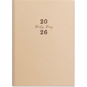 (特價)2026年B6日誌內頁(1日1頁)-小麥