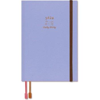 (特價)2026年A5精裝日誌(1日1頁)-楝紫