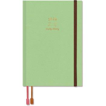 (特價)2026年A5精裝日誌(1日1頁)-若綠
