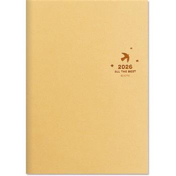 (特價)2026年B6日誌內頁(2日1頁)-麥香