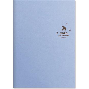 (特價)2026年B6日誌內頁(2日1頁)-柔紫