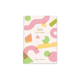 (特價)2026年A5日誌內頁(1日1頁/方格)-幾何