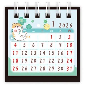 (特價)2026年超值迷你桌曆-葉貓