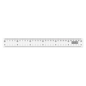 字器 30cm方格尺 灰