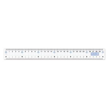 字器 30cm方格尺 藍