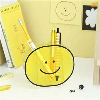 ICONIC 塗鴉壓克力筆筒 Doodle acrylic pen holder 01 Smile