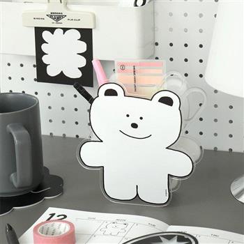 ICONIC 塗鴉壓克力筆筒 Doodle acrylic pen holder 04 Bear