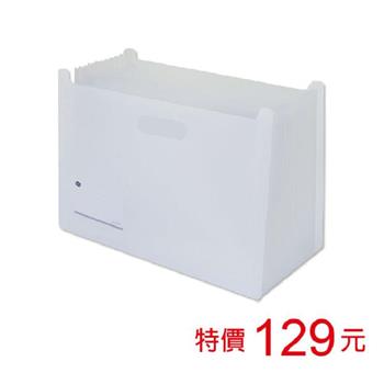 (特價)A4站立式風琴夾/12層-透明