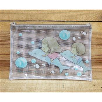 A&T中拉鍊袋(海豚)