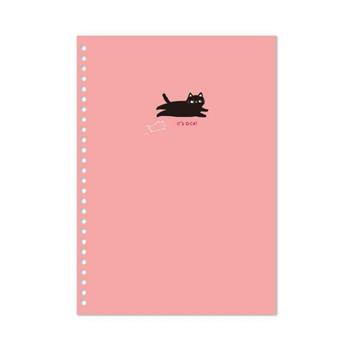 O Cat 斬形貓26孔DIY封面 粉