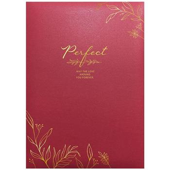 A4證書獎狀夾-紅葉