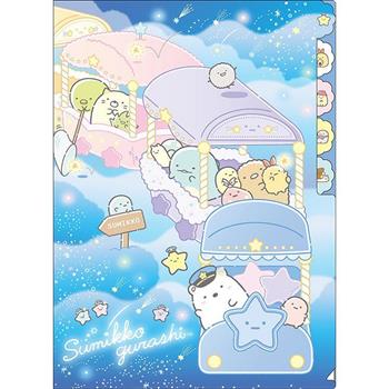 角落小夥伴5層造型L型書夾C-列車