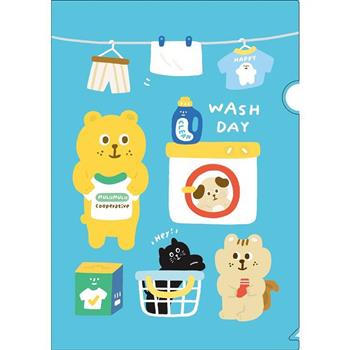 有吉L型書夾-洗衣