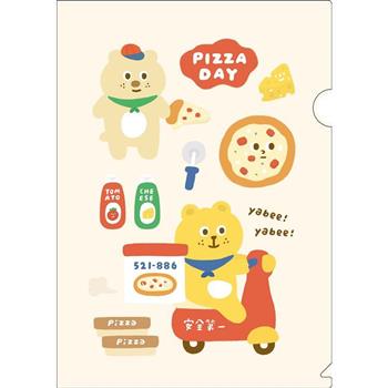 有吉L型書夾-披薩