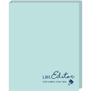 細版25K20孔PP夾-藍