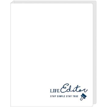 細版25K20孔PP夾-白