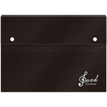 5層鏡面風琴夾-黑音