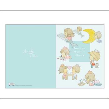 A&T永遠幸福10入資料夾(粉藍)