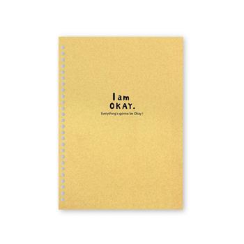 I am Okay 26孔精裝簡易封面 牛皮