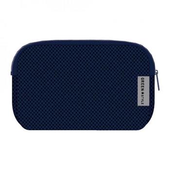 100K立體網布收納袋_藏藍色