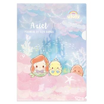 (特價)迪士尼 L 型文件夾_雲朵美人魚