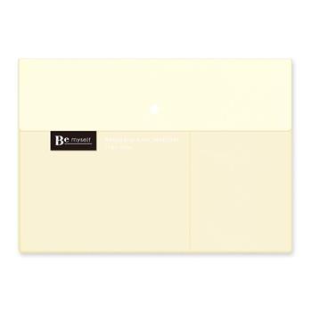 Be Myself A4雙層文件收納袋 米