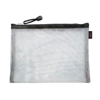 簡單生活-A4金屬尼龍拉鍊袋(銀色)系列
