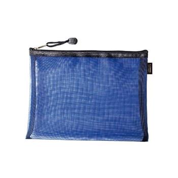 簡單生活-A5金屬尼龍拉鍊袋(藍色)系列