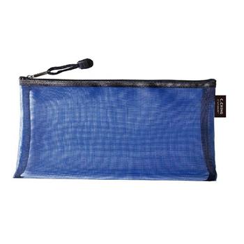 簡單生活-B6金屬尼龍拉鍊袋(藍色)系列