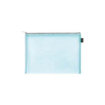 (特價)簡單生活-B5粉彩網紗袋(水綠)