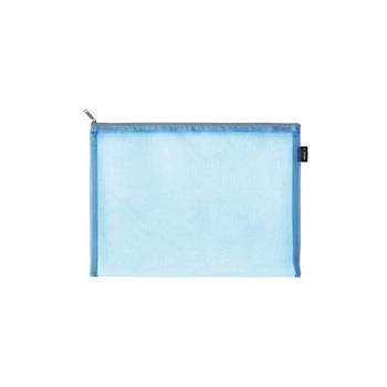 (特價)簡單生活-B5粉彩網紗袋(藍)