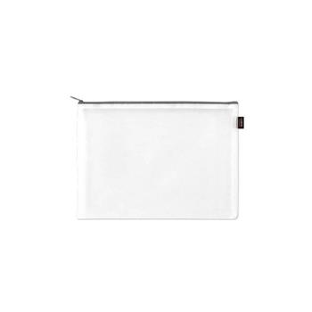 (特價)簡單生活-A5粉彩網紗袋(白)