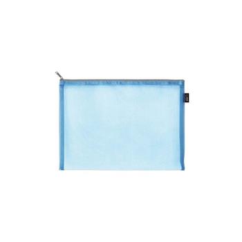 (特價)簡單生活-A5粉彩網紗袋(藍)