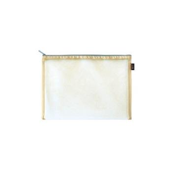 (特價)簡單生活-A5粉彩網紗袋(米)