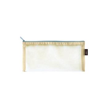 (特價)簡單生活-B6粉彩網紗袋(米 )