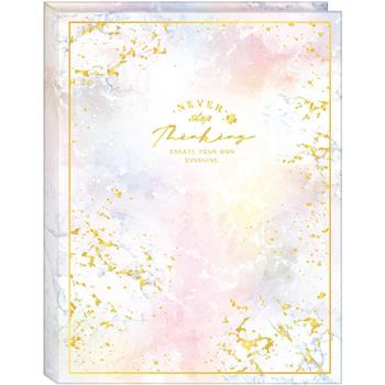 A4精裝資料簿30入-粉紋