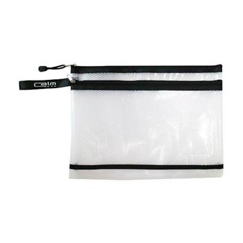 CalmA4-EVA手提雙層收納袋(黑)