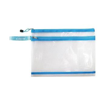 CalmA4-EVA手提雙層收納袋(藍)