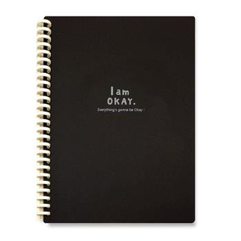 I am Okay 26孔PP拖拉夾本 黑