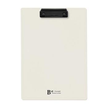 Be Myself A4直式板夾 米