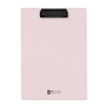 Be Myself A4直式板夾 粉