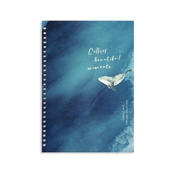 鯨魚系列 26孔簡易封面 深藍