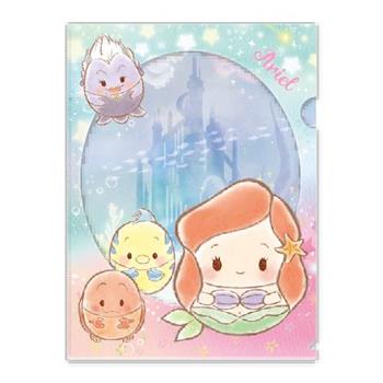 (特價)迪士尼LU型文件夾雲朵美人魚