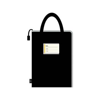 (特價)簡單生活-A4直式手提文件袋(黑色)