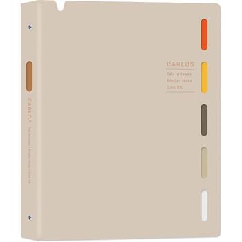 B5 26孔PP筆記-奶茶