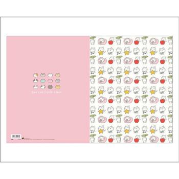 星星貓6入資料夾(粉紅)